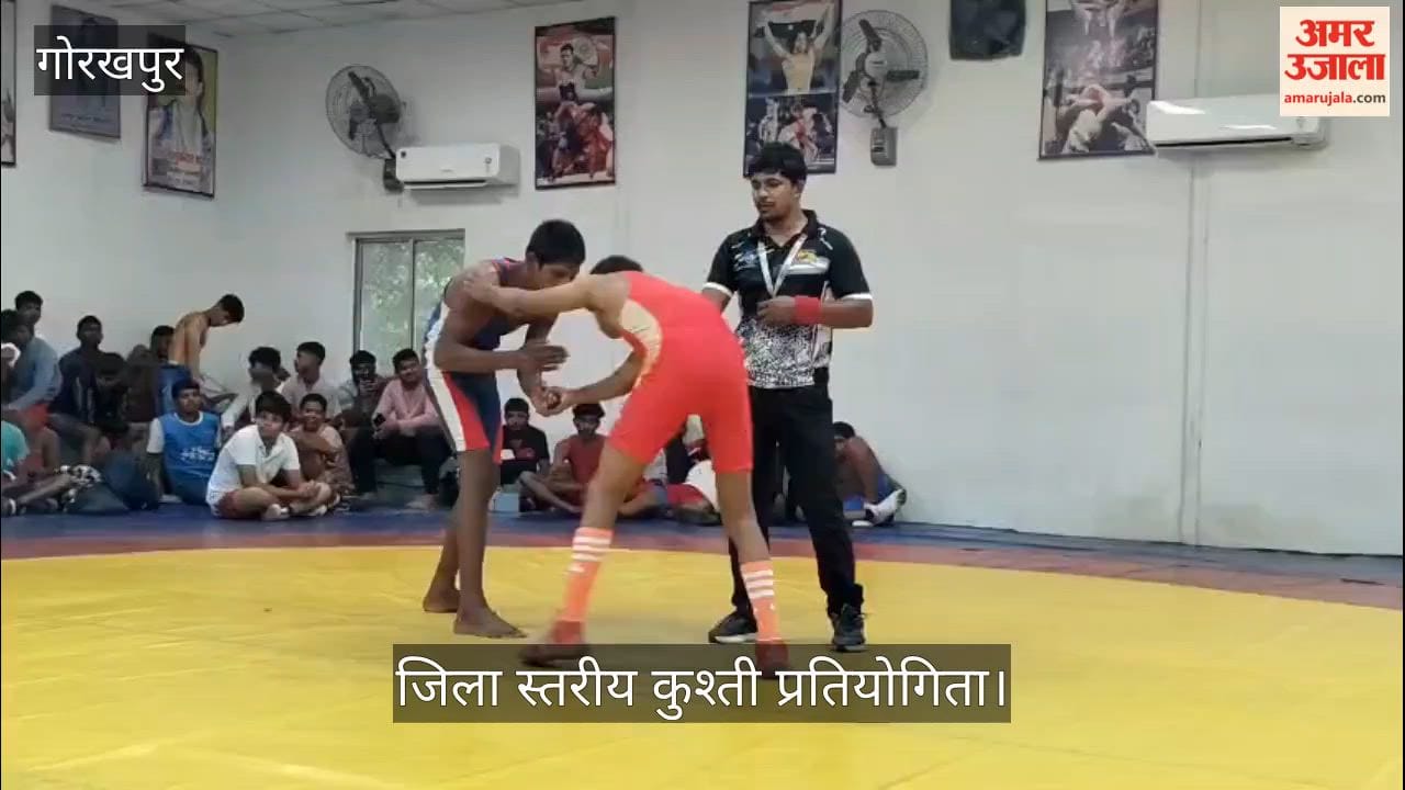 District level wrestling competition