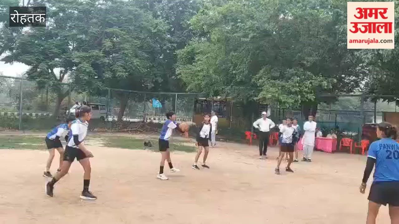 Athlete displays talent at district-level competition in Rohtak
