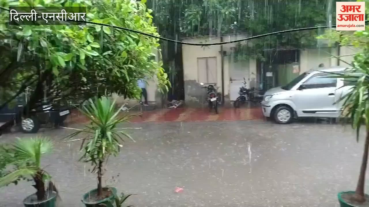 Heavy rain lashed the NCR, including Delhi, Noida, and Faridabad