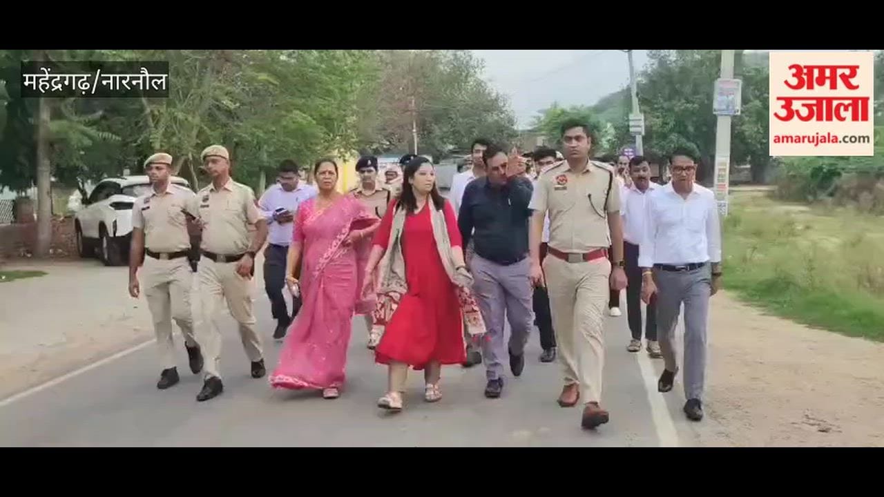 Deputy Commissioner inspects ITI ground and race route for Narnaul half marathon.