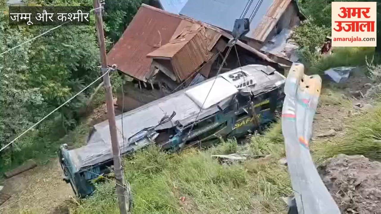 Recovery operations are underway after the Amarnath Yatra bus that plunged