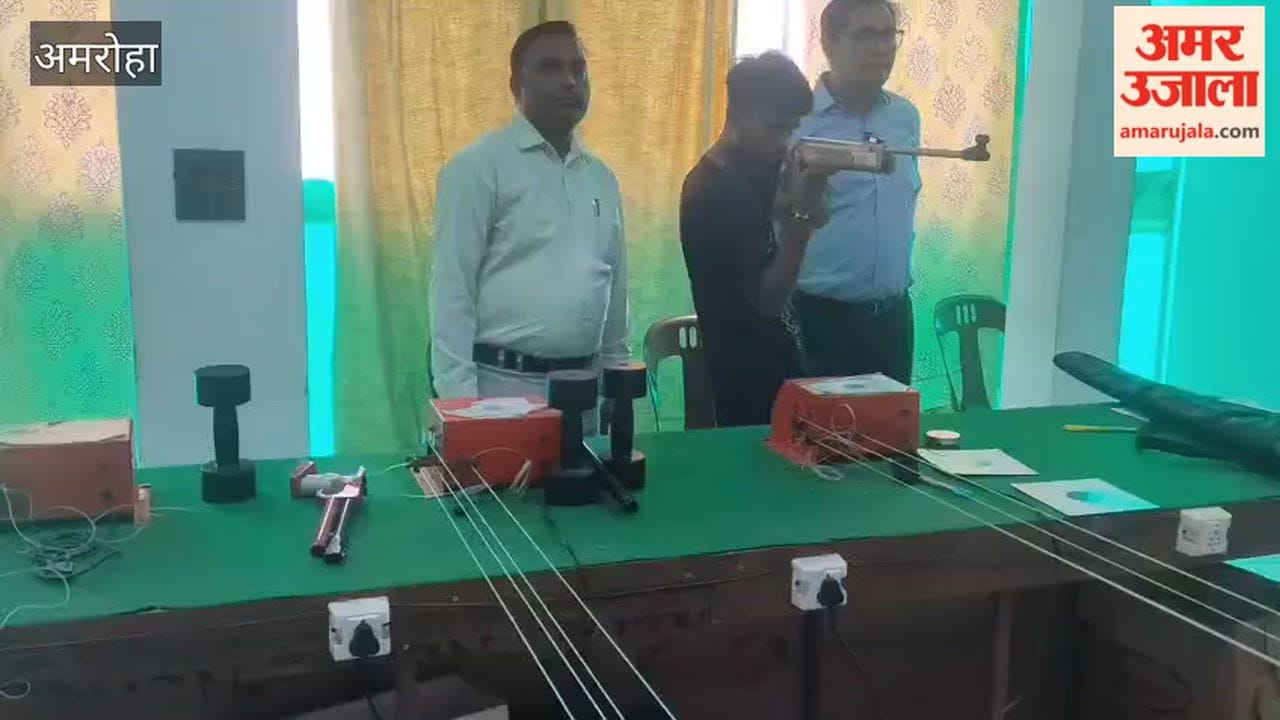 Only one shooter participated in the district-level shooting competition.