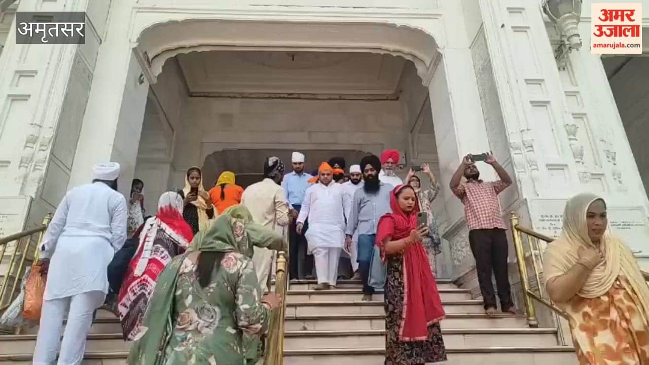 National Human Rights Commission member Priyank Kanoongo paid obeisance at Sri Harmandir Sahib.