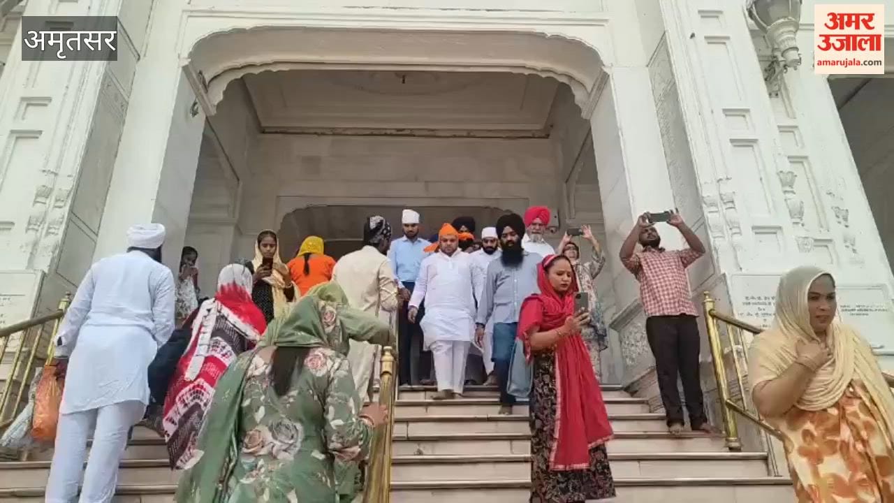 National Human Rights Commission member Priyank Kanoongo paid obeisance at Sri Harmandir Sahib.