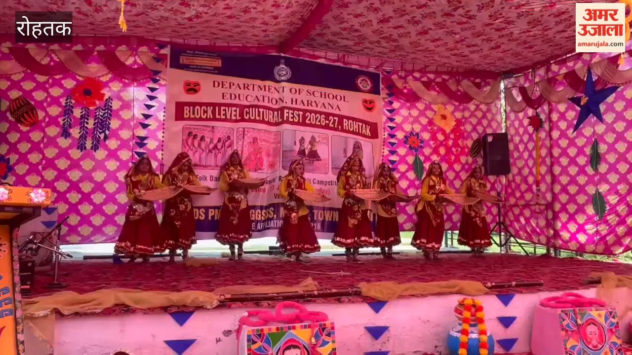 Students showcased the vibrant hues of Haryanvi culture at the block-level cultural fest in Rohtak.