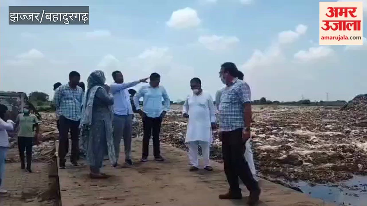 Chairperson Saroj Rathi furious over rotting garbage at Bahadurgarh dumping station; reprimands officials and contractor.