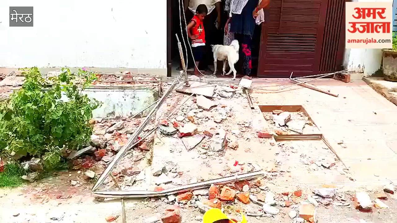 Meerut: Several houses demolished in Jagriti Vihar; residents say the team took sudden action and did not listen to them.
