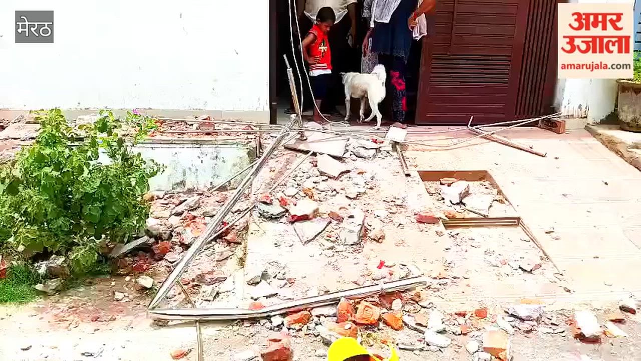 Meerut: Several houses demolished in Jagriti Vihar; residents say the team took sudden action and did not listen to them.