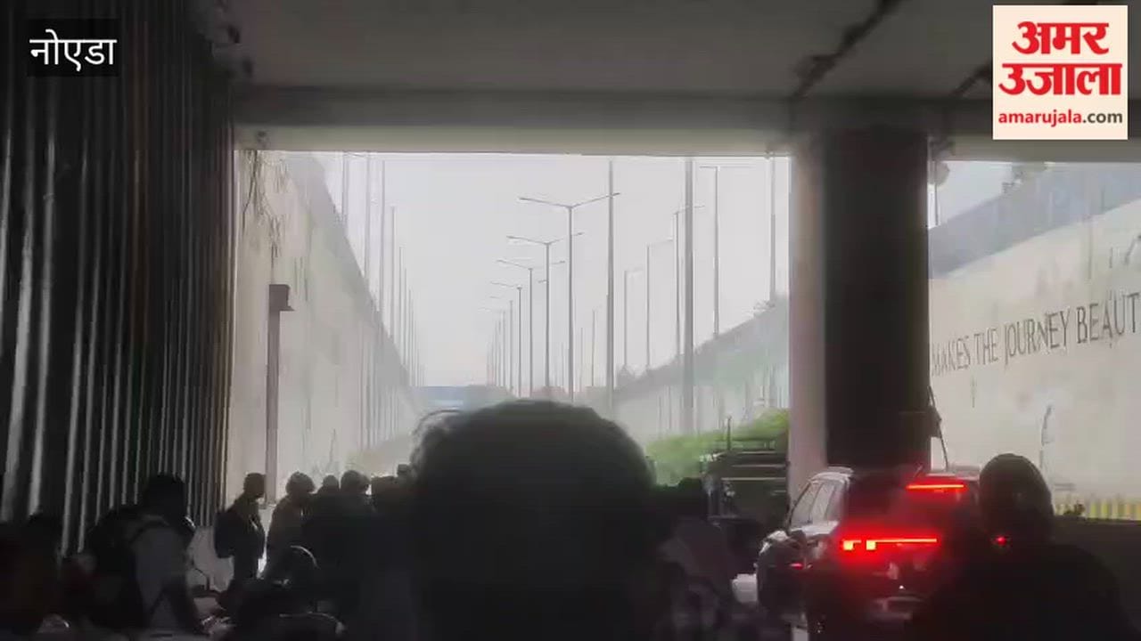 Heavy rain in Noida; residents get relief from humidity