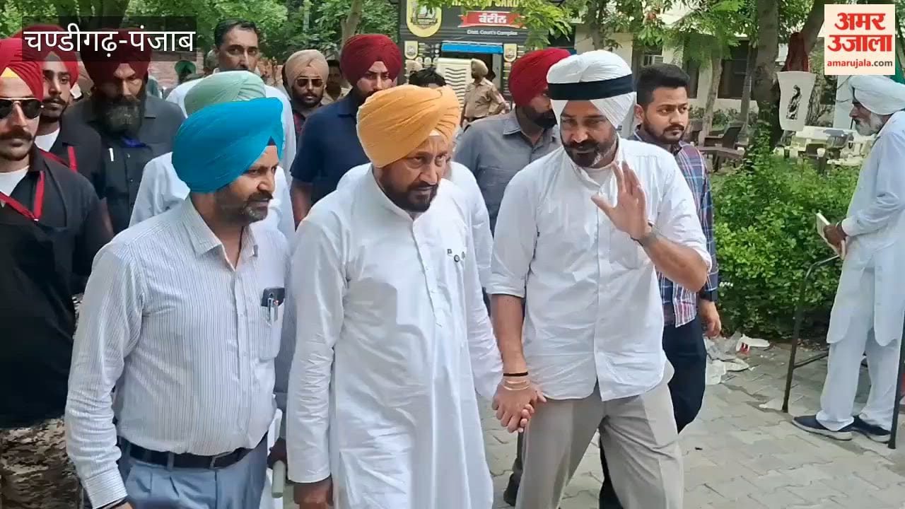 Former CM Channi visits lawyers' protest in Faridkot.