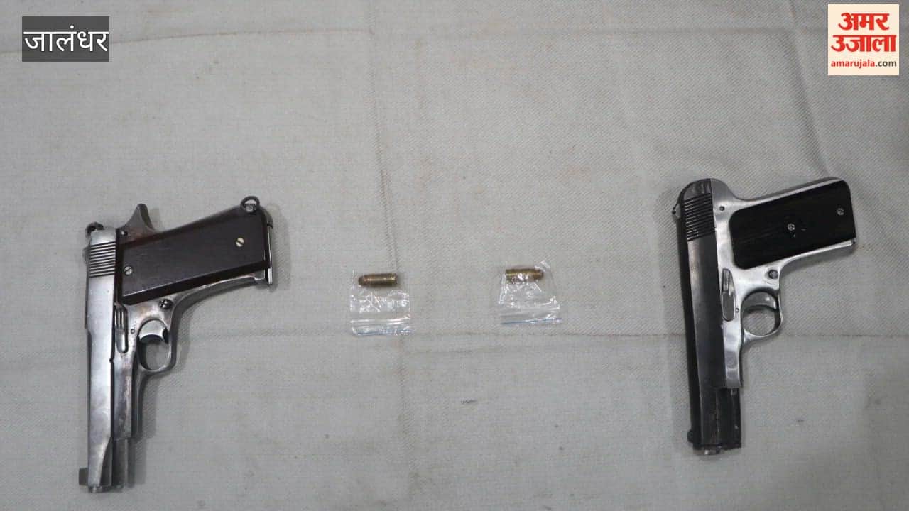 Major breakthrough for Jalandhar Police: Two shooters arrested; two illegal pistols and live cartridges recovered