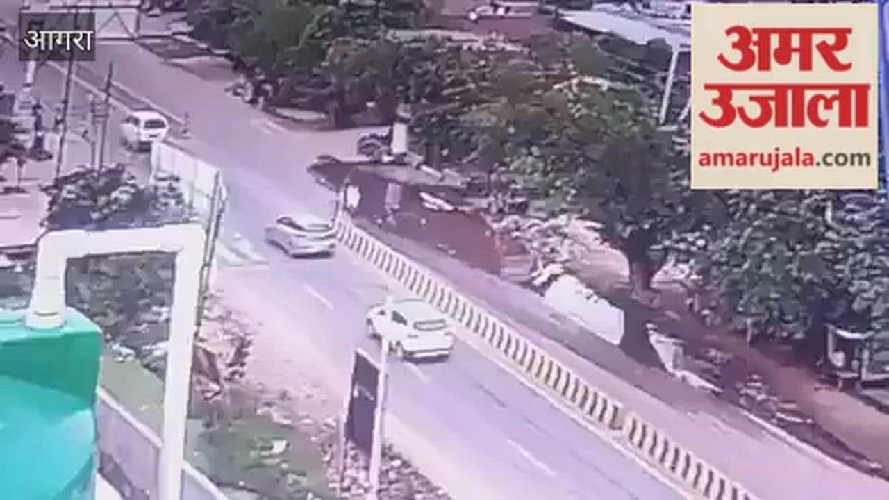 Road Accident: Youth Killed by 18-Wheeler Truck Running in No-Entry Zone, CCTV Captures Crash