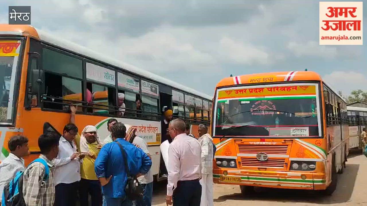 Meerut: Bus Operations Begin from Sohrab Gate Depot, Traffic Snarl Hits Garh Road