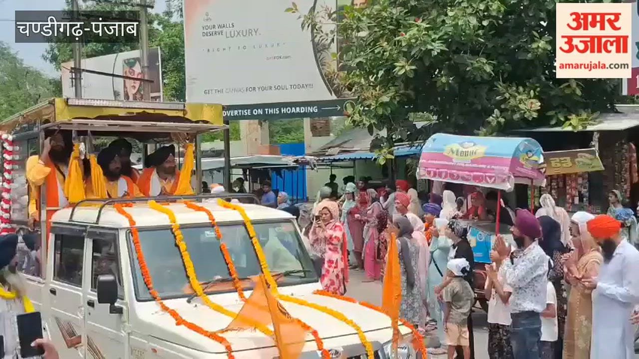 Grand welcome for the Miri-Piri Khalsa March in Faridkot.