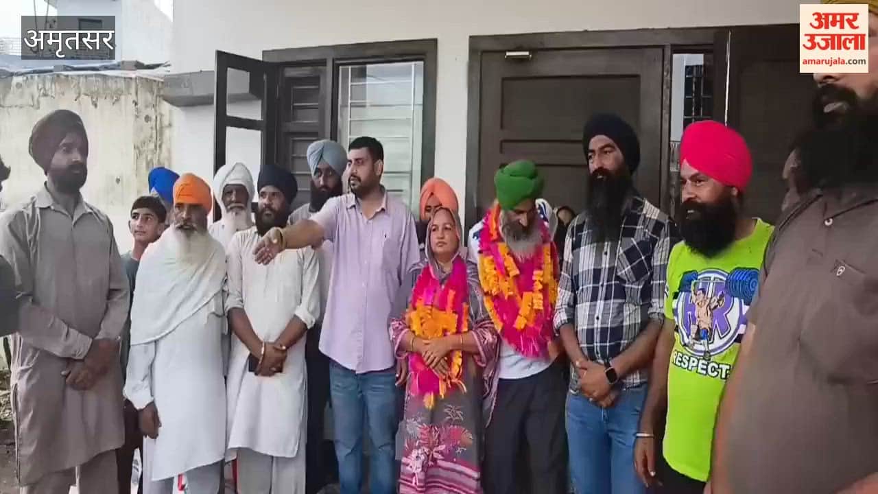 Amritsar's Lovepreet Singh wins silver medal in weightlifting at the 2026 Commonwealth Games; celebrations in his village.