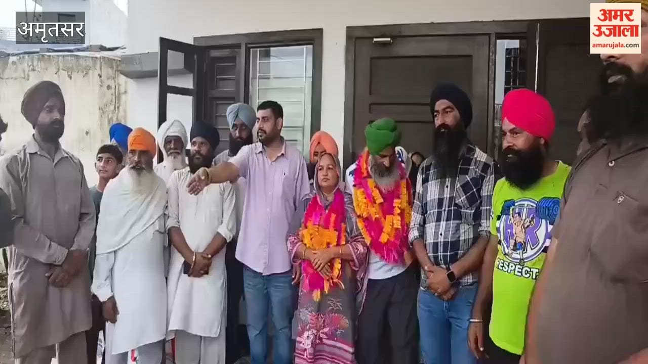 Amritsar's Lovepreet Singh wins silver medal in weightlifting at the 2026 Commonwealth Games; celebrations in his village.
