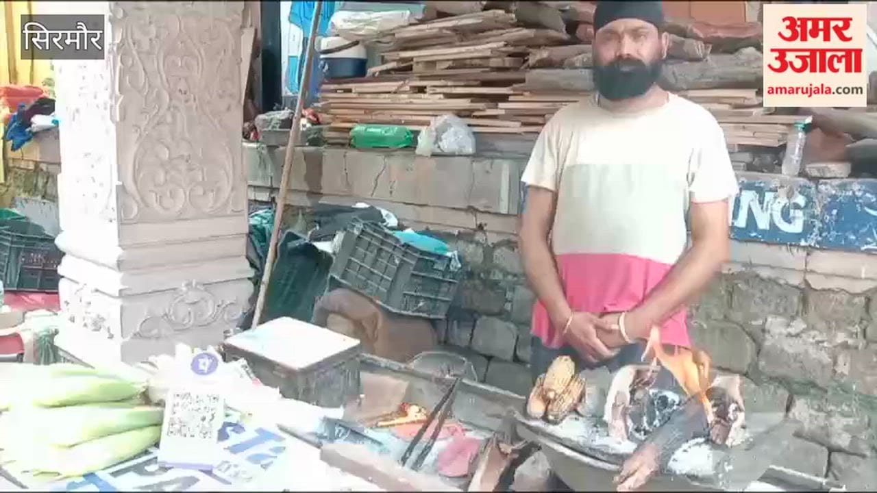 nahan roasted corn demand haryana punjab street vendors