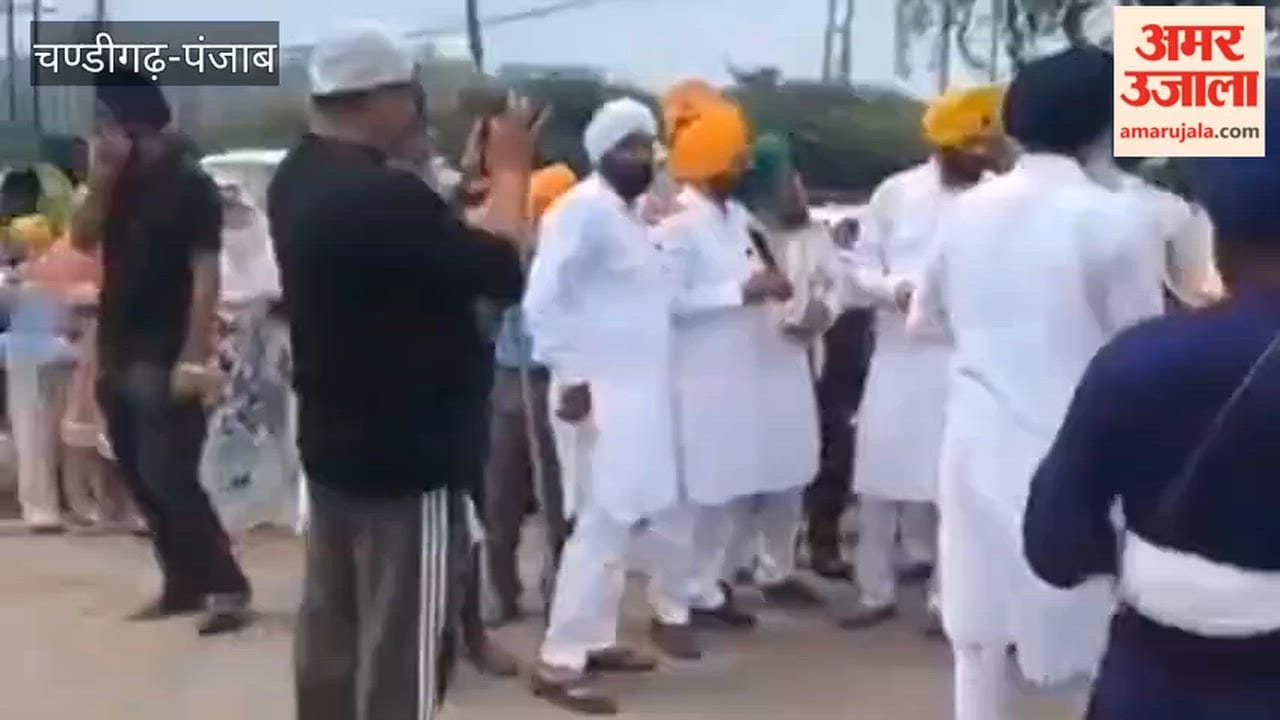 Grand welcome for the Miri Piri Khalsa March upon arrival in Ferozepur.