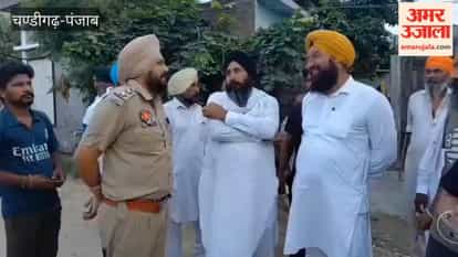 Police arrived at Mansur Deva village in Zira to resolve a family land dispute