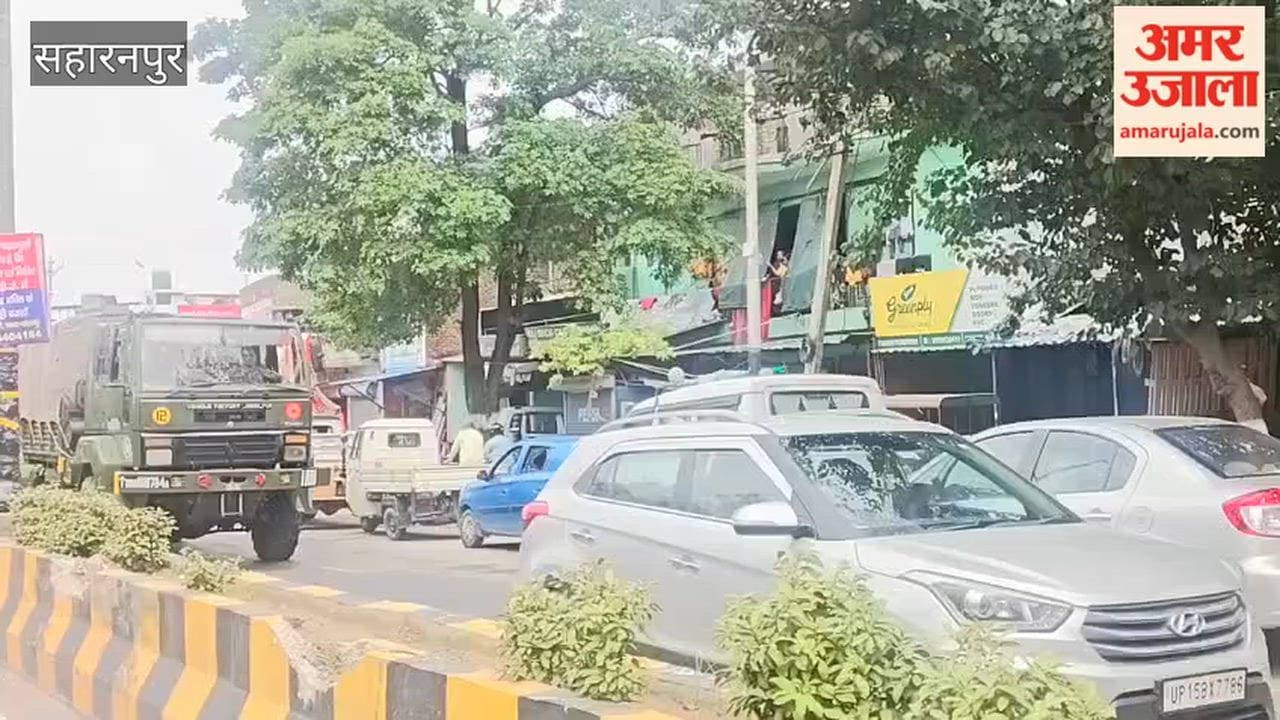 Saharanpur: One-Way Traffic for Kanwar Yatra Triggers Two-Hour Jam on Saharanpur Road