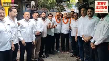 Modinagar Bar Association elections concluded Ramkumar Chaudhary elected President and Saurabh Sharma elected Secretary in Ghaziabad