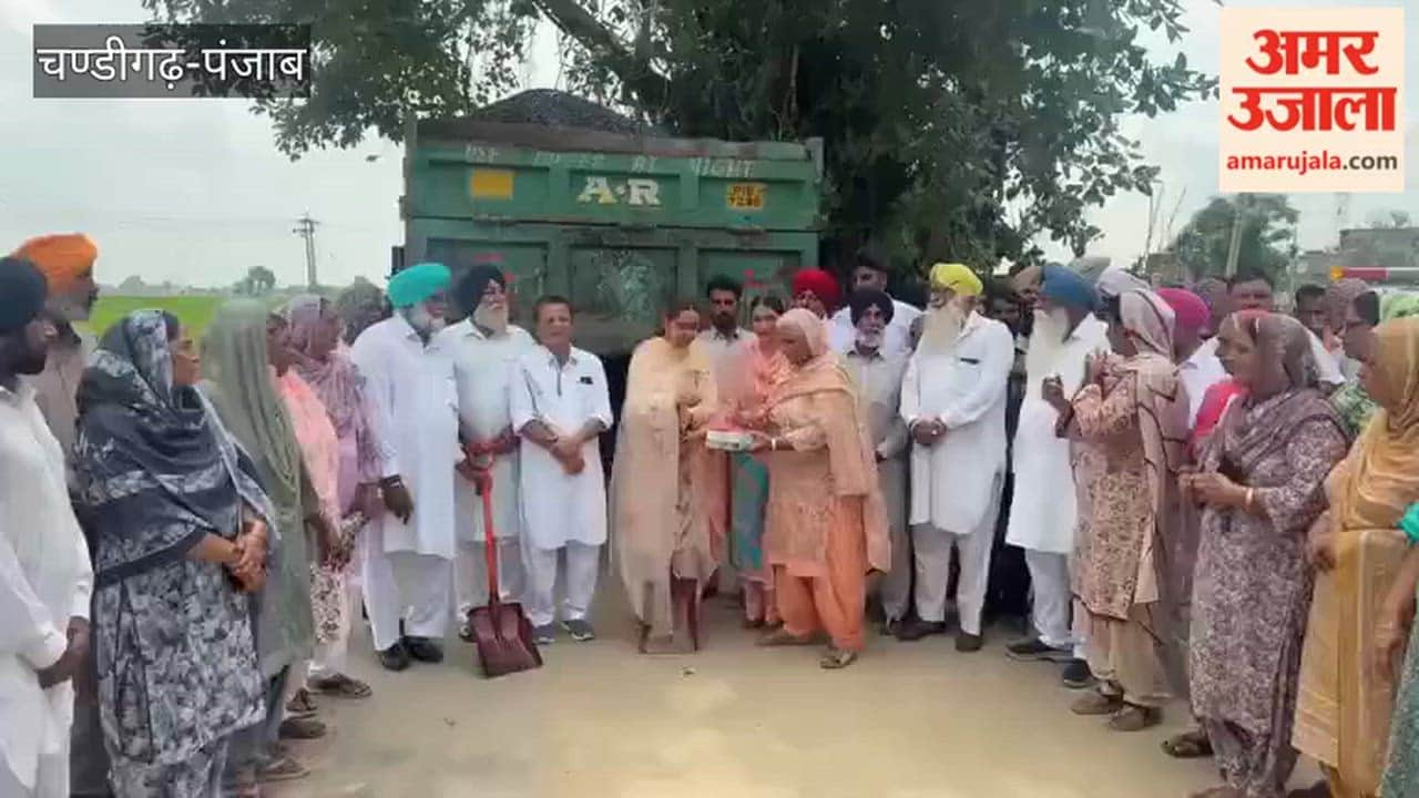 Moga MLA Dr. Amandeep Kaur Arora inaugurated road construction work in Mehmevala village.