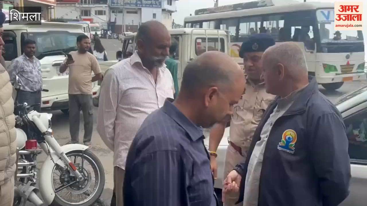 shimla old bus stand drainage inspection mayor orders drain cleaning