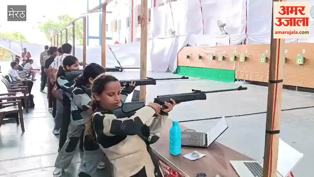 Meerut: Shooters displayed precision aim on the second day of the Baleram Shooting Competition