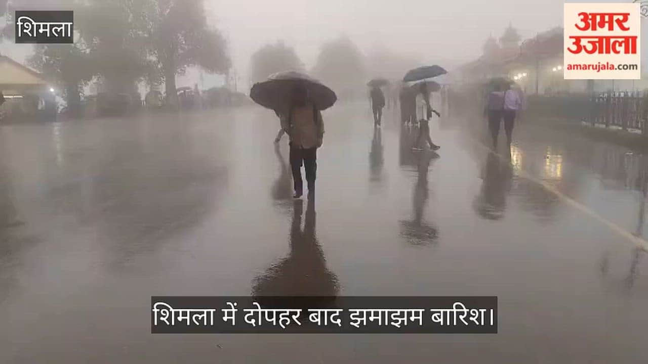 shimla rain weather update heavy rain relief from heat