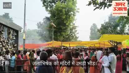 Crowds throng temples for Jalabhishek.