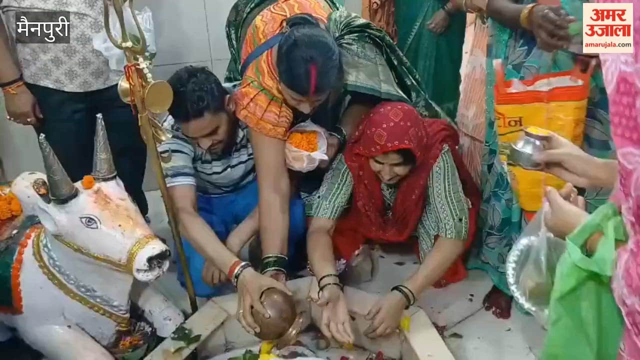Crowds of devotees thronged Shiva temples for darshan