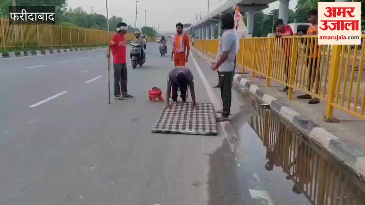 Faridabad youth quits job in Jordan to embark on Dandvat Kanwar Yatra for Premanand Maharaj