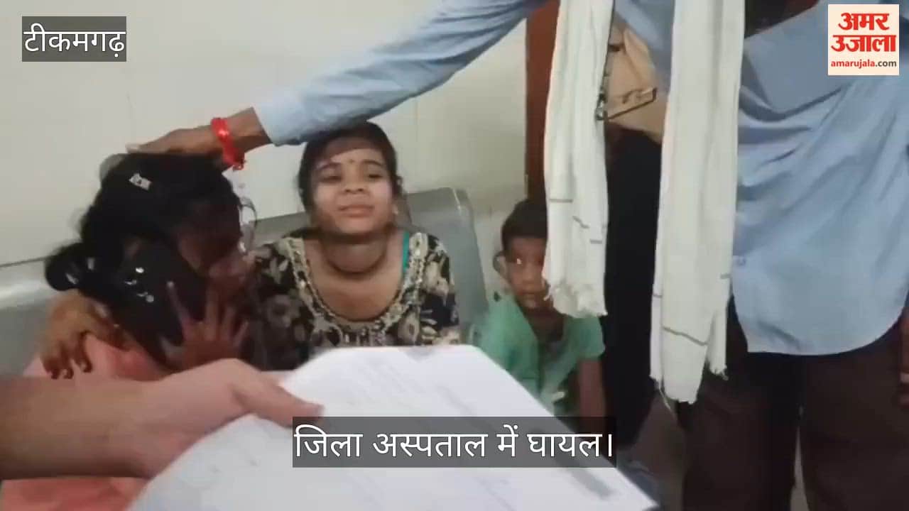 truck collided with a motorcycle carrying people returning home after visiting Kundeshwar Dham