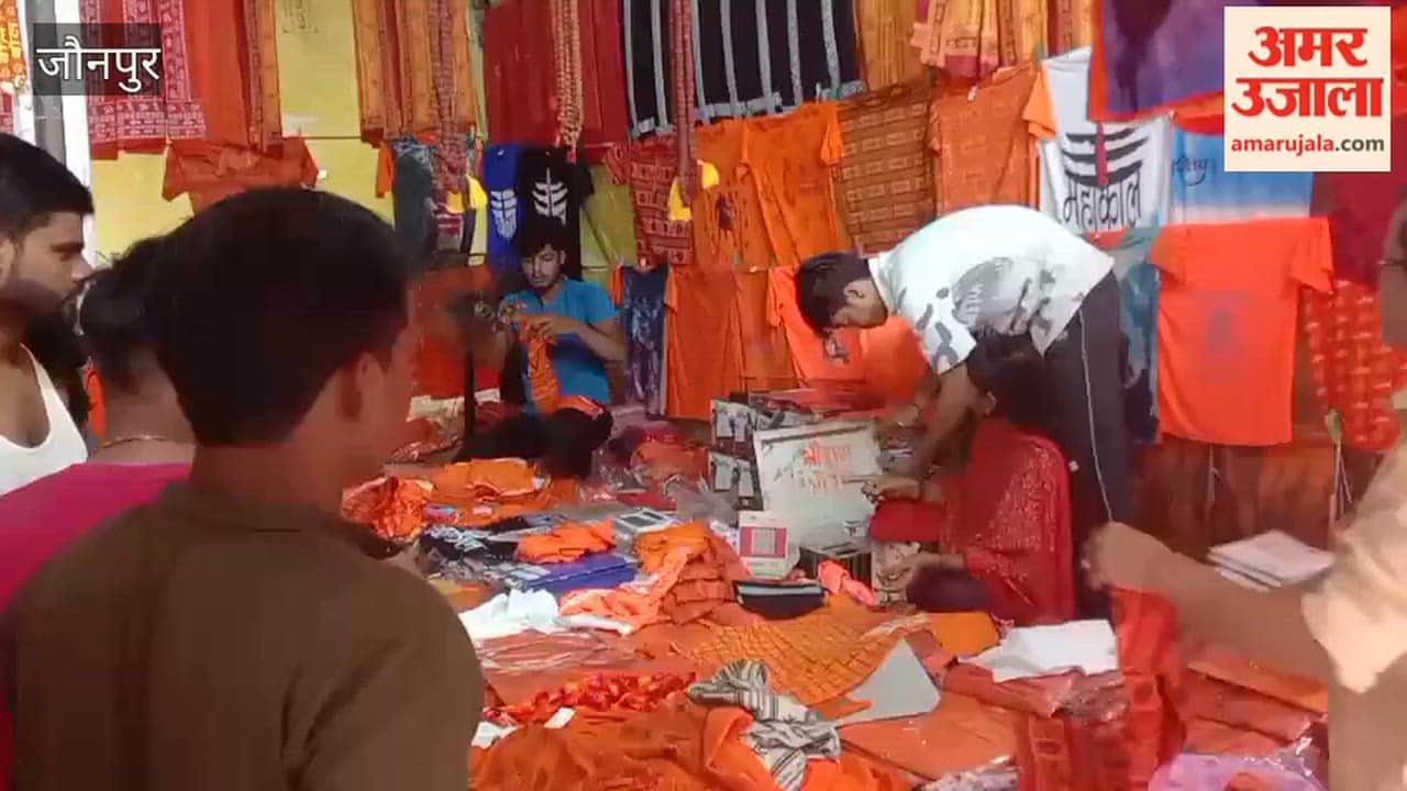 Jaunpur markets turn saffron-hued due to Kanwar Yatra; surge in sales of religious items