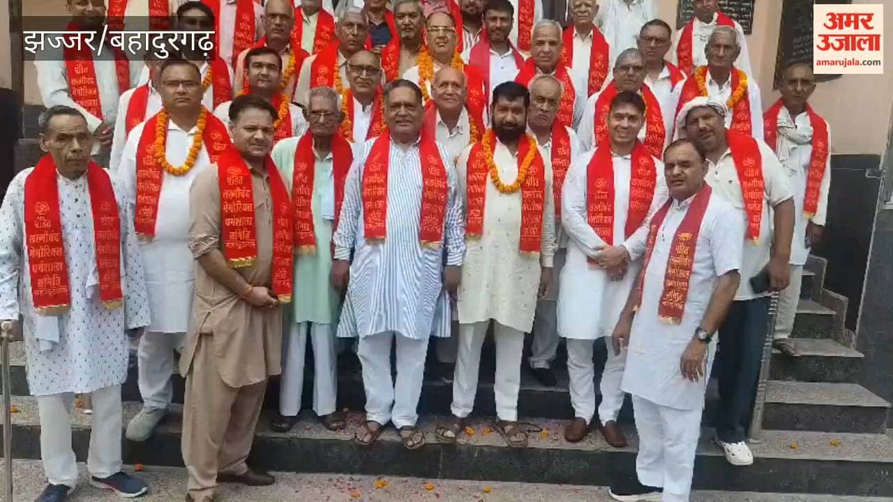 New executive committee of Pandit Lakhmi Chand Dharamshala Committee formed unanimously in Bahadurgarh; Seelak Ram appointed President.