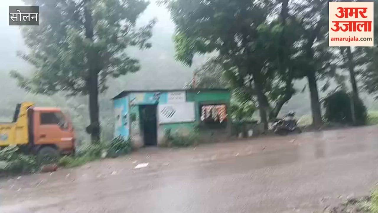solan weather update rain started after sunny morning fog covered city