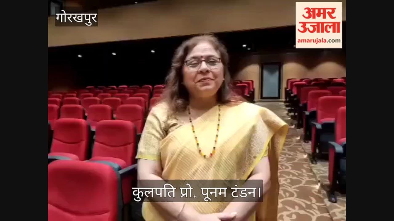 Diksha Bhavan being prepared for the convocation ceremony.
