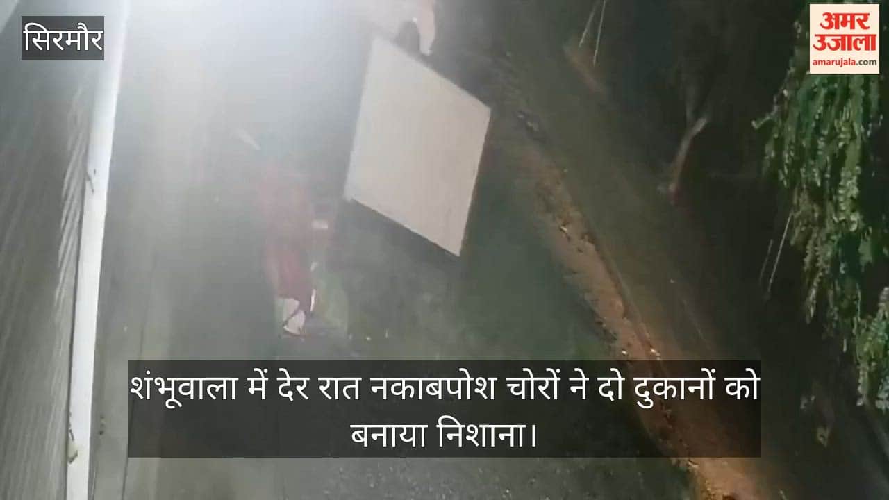 shambhuwala nahan masked thieves rob shops cctv captured