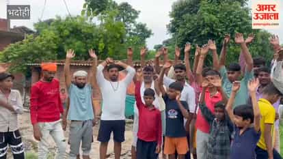 Villagers protest demanding roads, electricity, and water supply