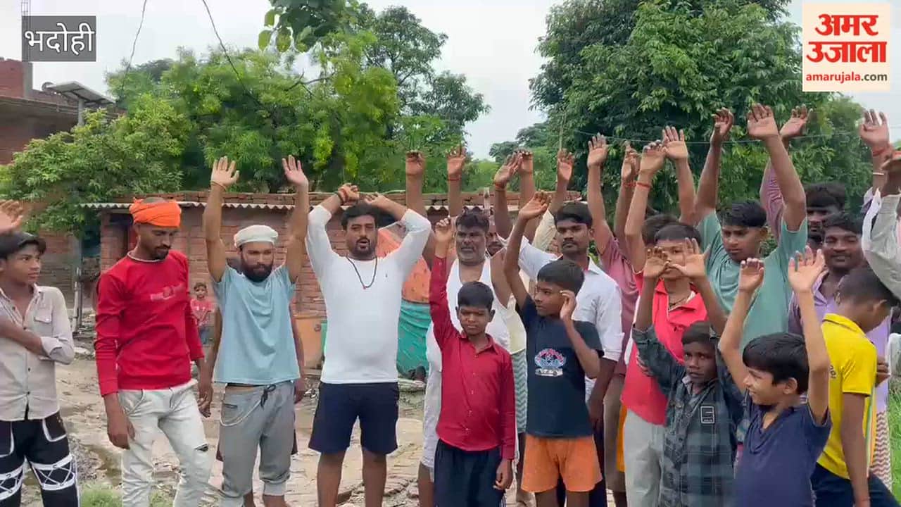 Villagers protest demanding roads, electricity, and water supply