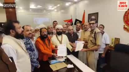 The saint community expressed outrage over the stone-pelting at Devi Talab Temple during the 'Shukrana Yatra' led by the North in-charge and submitted a complaint to the Police Commissioner
