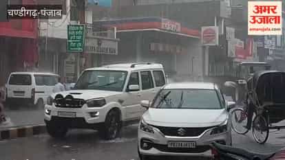 Moga city in bad shape after an hour of rain; waterlogging on roads and filth scattered around