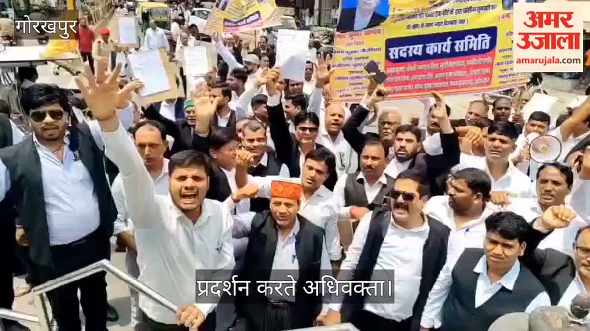 मासूम हत्या पर अधिवक्ताओं का जुलूस, कमिश्नर से मिले
