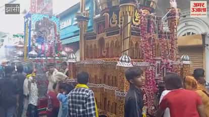 Tazias and Burraqs taken out on Chehlum; Akharas displayed astonishing feats.