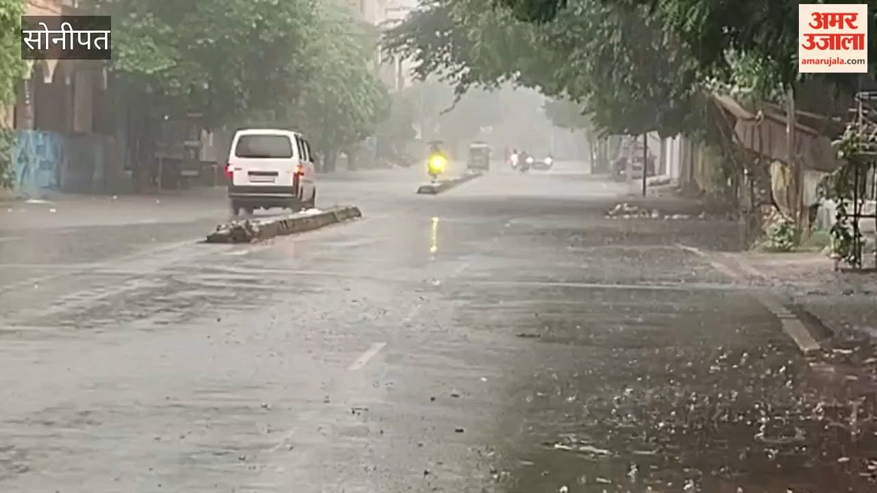 Half hour of rain exposes inadequacy of arrangements in Sonipat; Kakroi Chowk turns into a pond, and traffic across city comes to standstill
