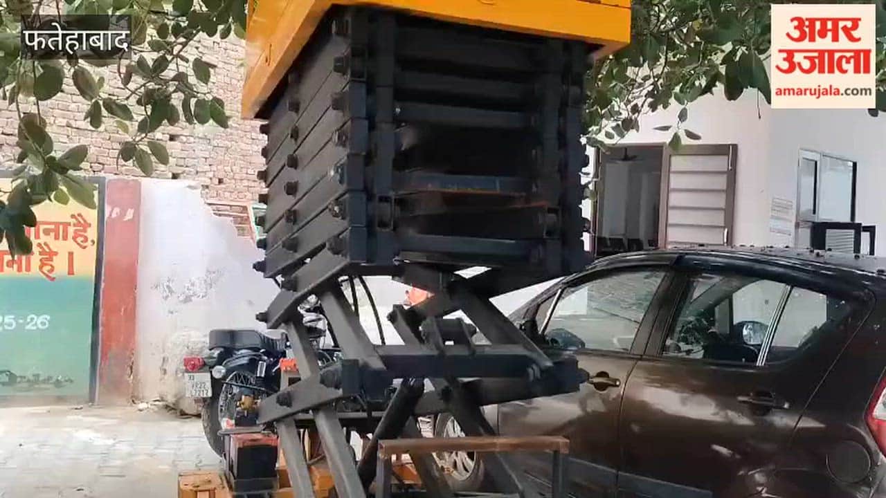 In Fatehabad, a 22-foot-high hydraulic ladder snapped in the middle during its first use; a worker carrying out an electrical connection was injured.