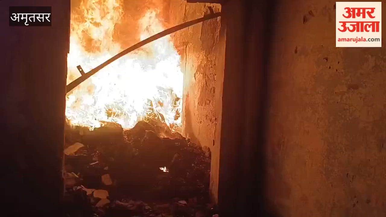 Fire breaks out at a garment factory on Verka Bypass