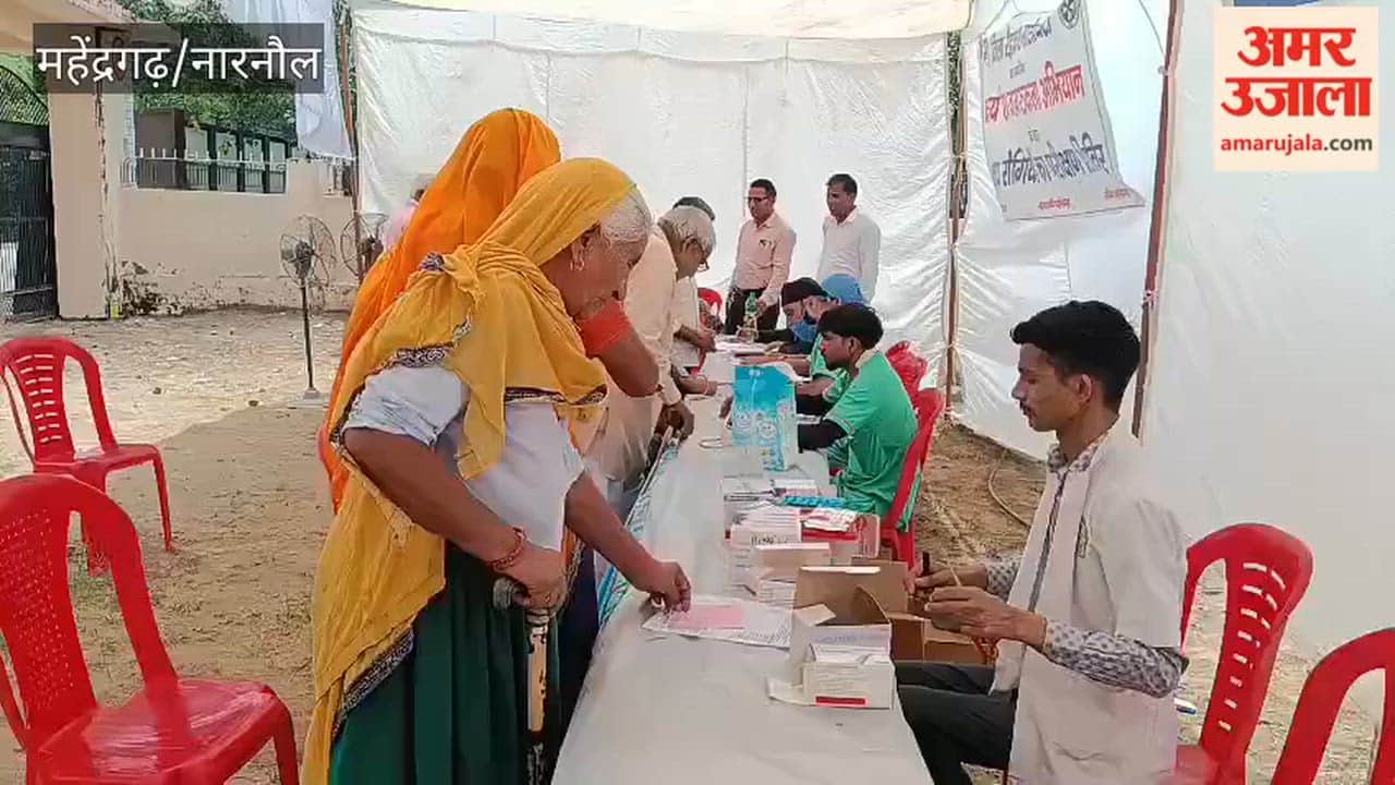 Free health camp in Narnaul's Nihalawas; 136 villagers benefited.