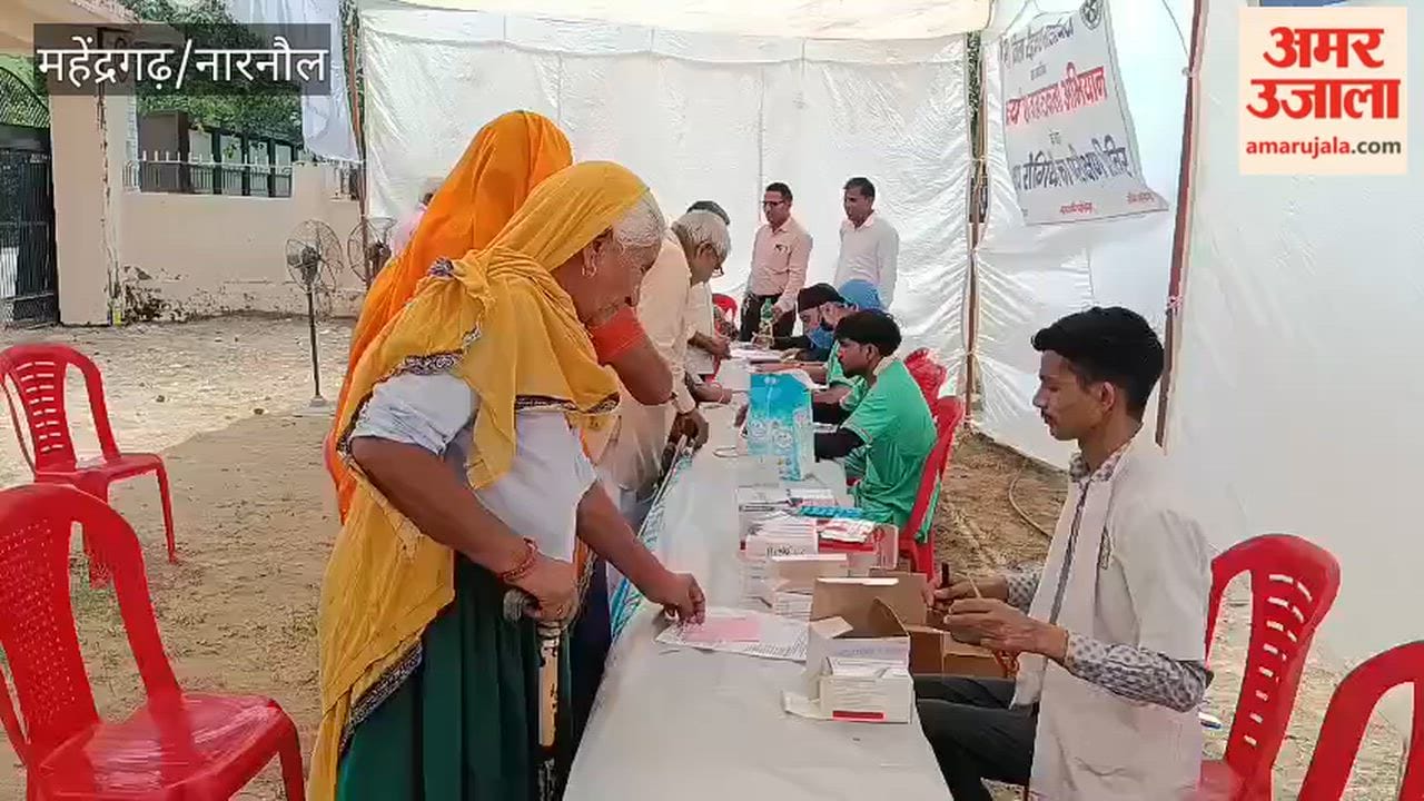 Free health camp in Narnaul's Nihalawas; 136 villagers benefited.