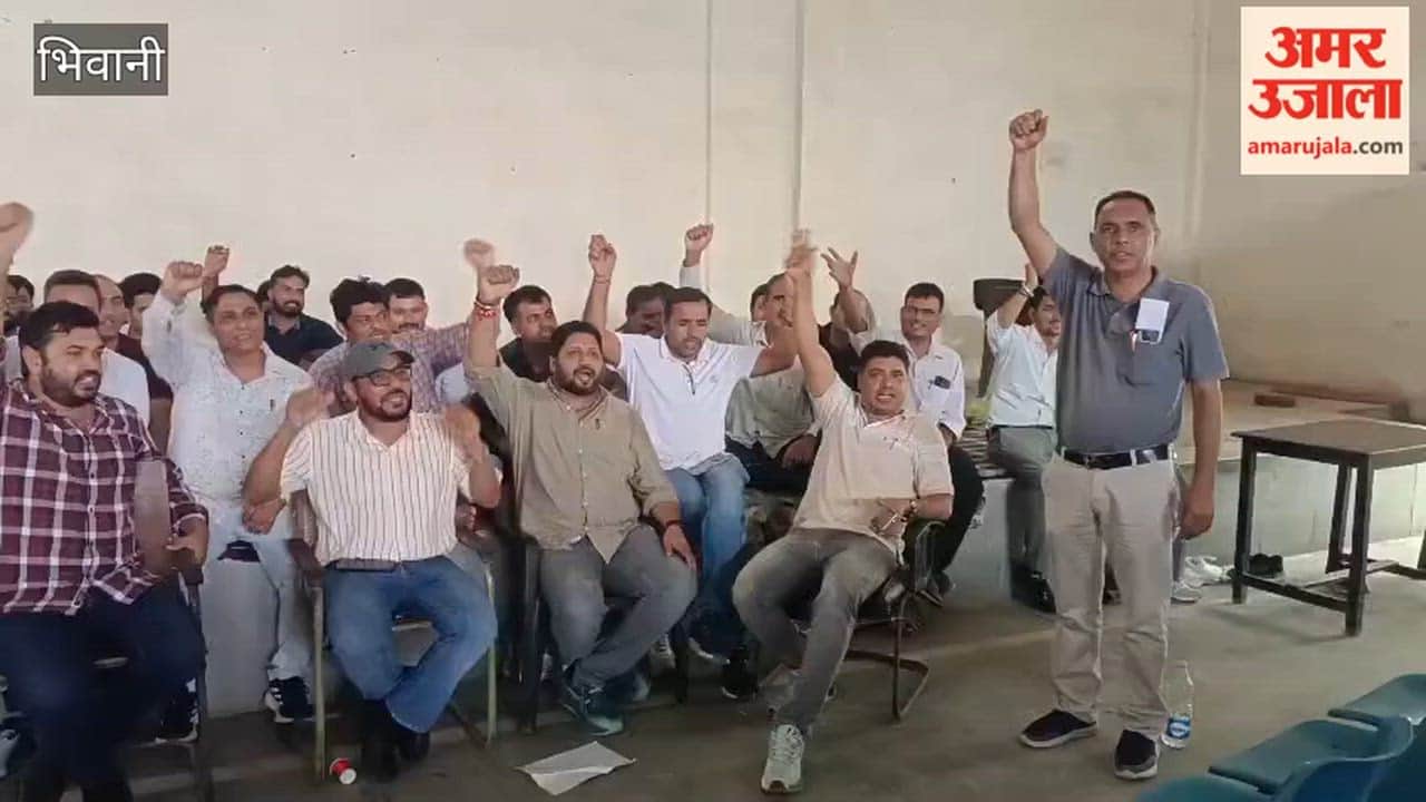 Patwaris stage symbolic strike in Bhiwani; public inconvenienced as portal remains down.